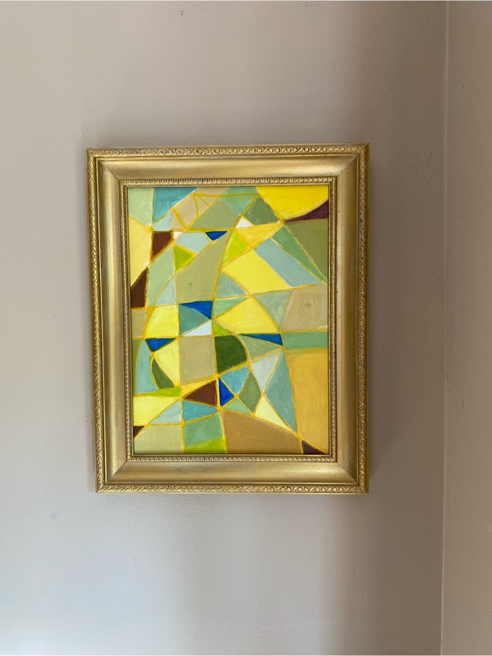 Original Abstract contemporary 12”x9” painting - Picture 4 of 5
